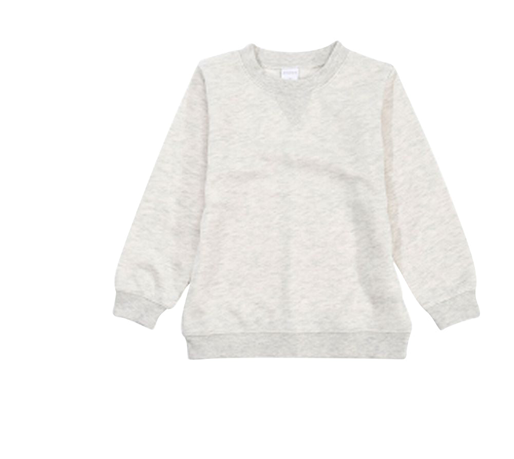 トレーナー 裏毛 長袖 子供服 キッズ ジュニア オートミール バリエーション画像