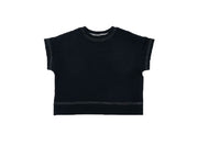 子供服 半袖Tシャツ Tシャツ 配色ステッチ 5分袖 キッズ ベビー ジュニア リンクコーデ 男の子 女の子 トップス カットソー 無地 シンプル カラバリ豊富 通園 通学 ラウンドネック クルーネック 丸首 子ども こども