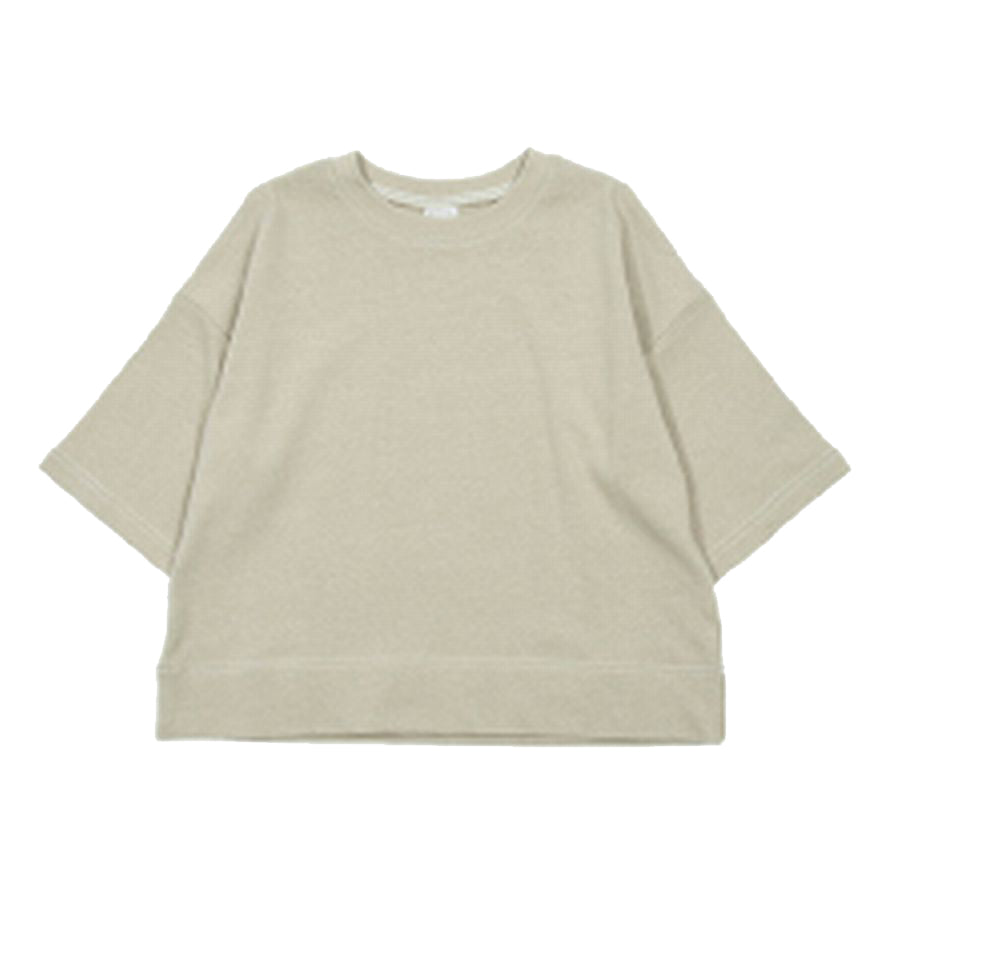 子供服 半袖Tシャツ Tシャツ 長袖Tシャツ 配色ステッチ 7分袖 キッズ ベビー ジュニア 男の子 女の子 トップス カットソー ラウンドネック 着まわし 無地 カラバリ豊富 シンプル ベーシック くすみカラー 子ども こども