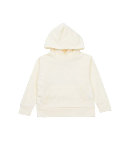 子供服 パーカー カンガルーポケット 男の子 女の子 長袖 アイボリー バリエーション画像