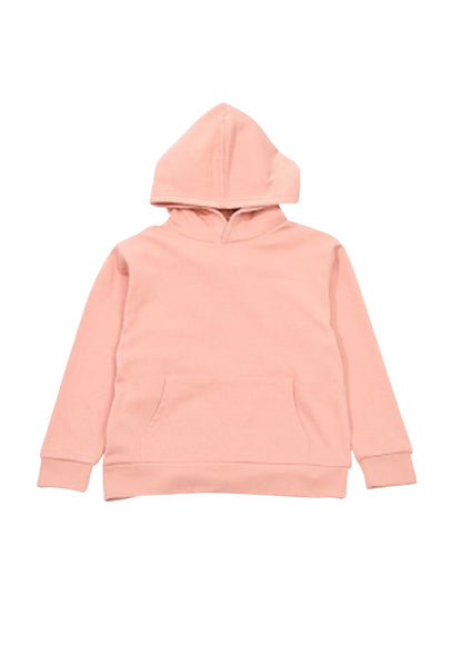 子供服 パーカー カンガルーポケット 男の子 女の子 長袖 ピーチピンク バリエーション画像