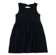 ワンピース タンクワンピース バックリボン 子供服 女の子 かわいい ガールズ キッズ ベビー ジュニア  ノースリーブ 無地 シンプル こども服 子ども服 春服 夏服