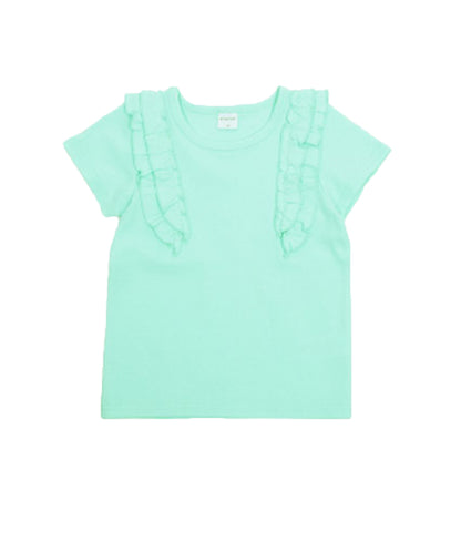 子供服 半袖 Tシャツ 女の子 ガールズ カットソー A-ミント バリエーション画像