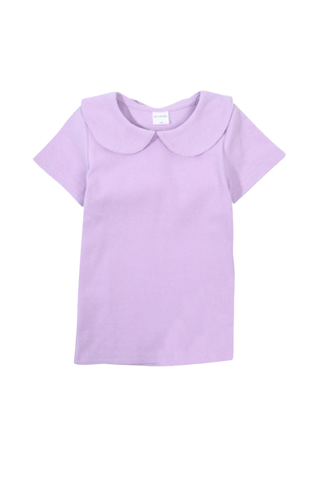子供服 半袖 Tシャツ 女の子 ガールズ カットソー B-ラベンダー バリエーション画像