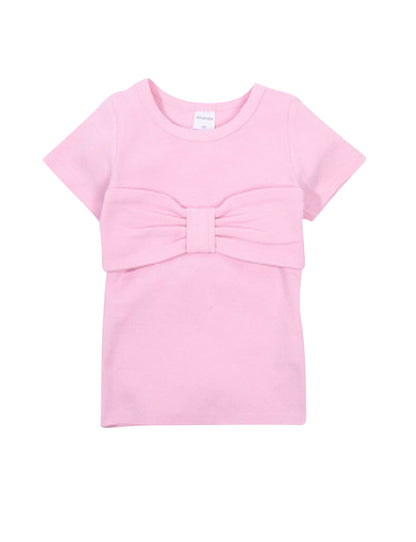子供服 半袖 Tシャツ 女の子 ガールズ カットソー C-ピンク バリエーション画像