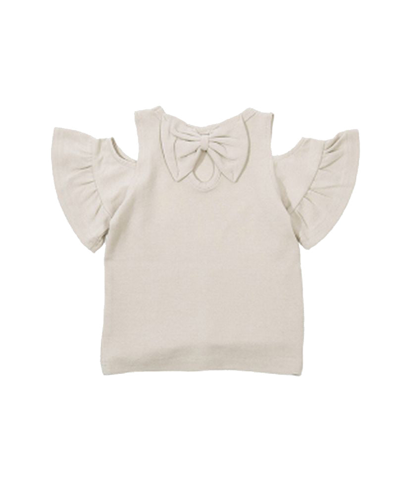 子供服 半袖 Tシャツ 女の子 ガールズ カットソー A-グレージュ バリエーション画像