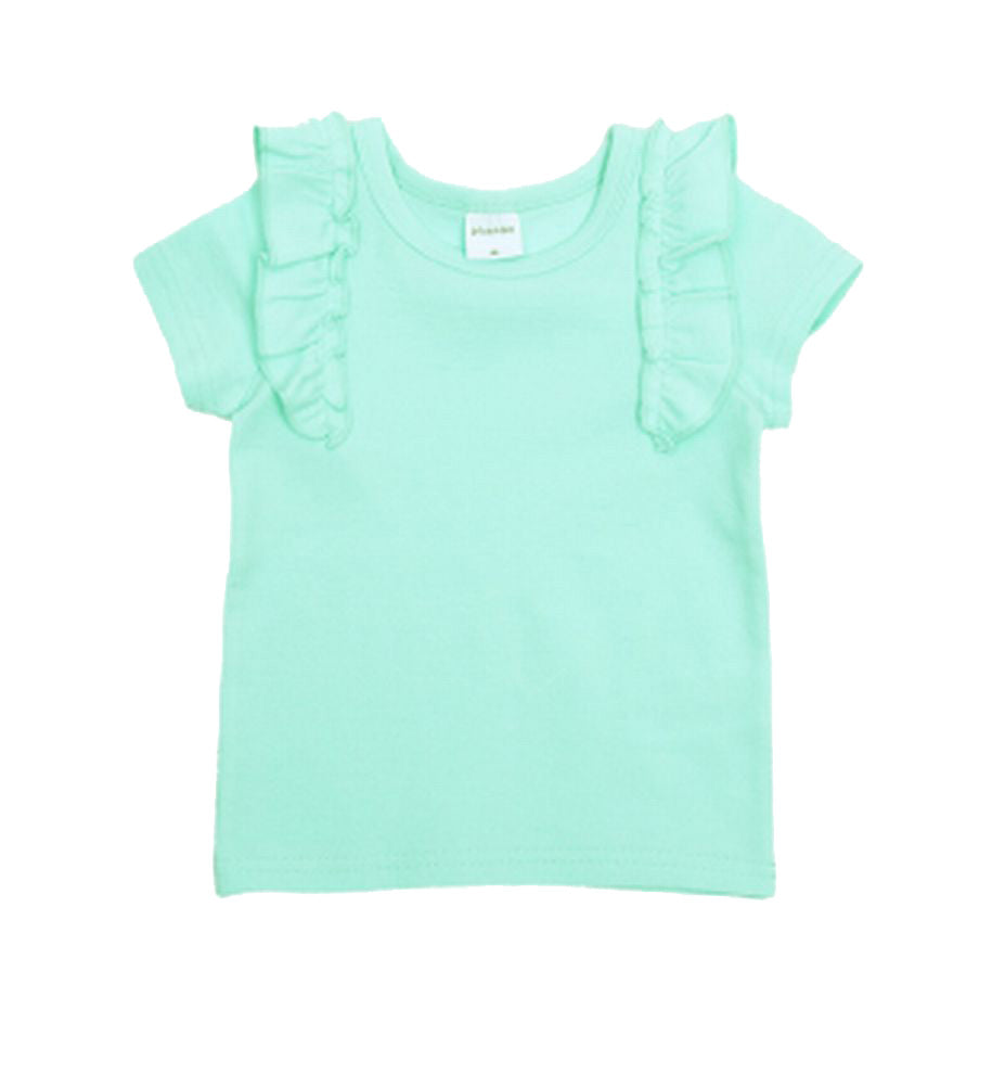 子供服 半袖 Tシャツ 女の子 ガールズ カットソー C-ミント バリエーション画像