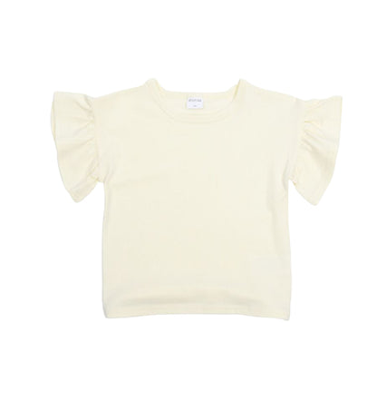 子供服 半袖 Tシャツ 女の子 ガールズ カットソー B-アイボリー バリエーション画像