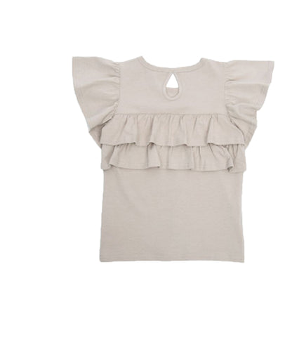 子供服 半袖 Tシャツ 女の子 ガールズ カットソー C-グレージュ バリエーション画像