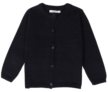 カーディガン 子供服 こども服 キッズ ベビー 長袖 ブラック バリエーション画像