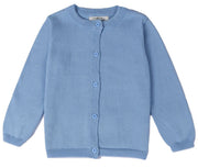 カーディガン 子供服 こども服 キッズ ベビー 長袖 羽織り ニット トップス ラウンドネック 丸首 無地 前ボタン 前開き シンプル 無地 可愛い かわいい きれいめ カラバリ豊富 通園 通学 女の子 男の子 女児 男児