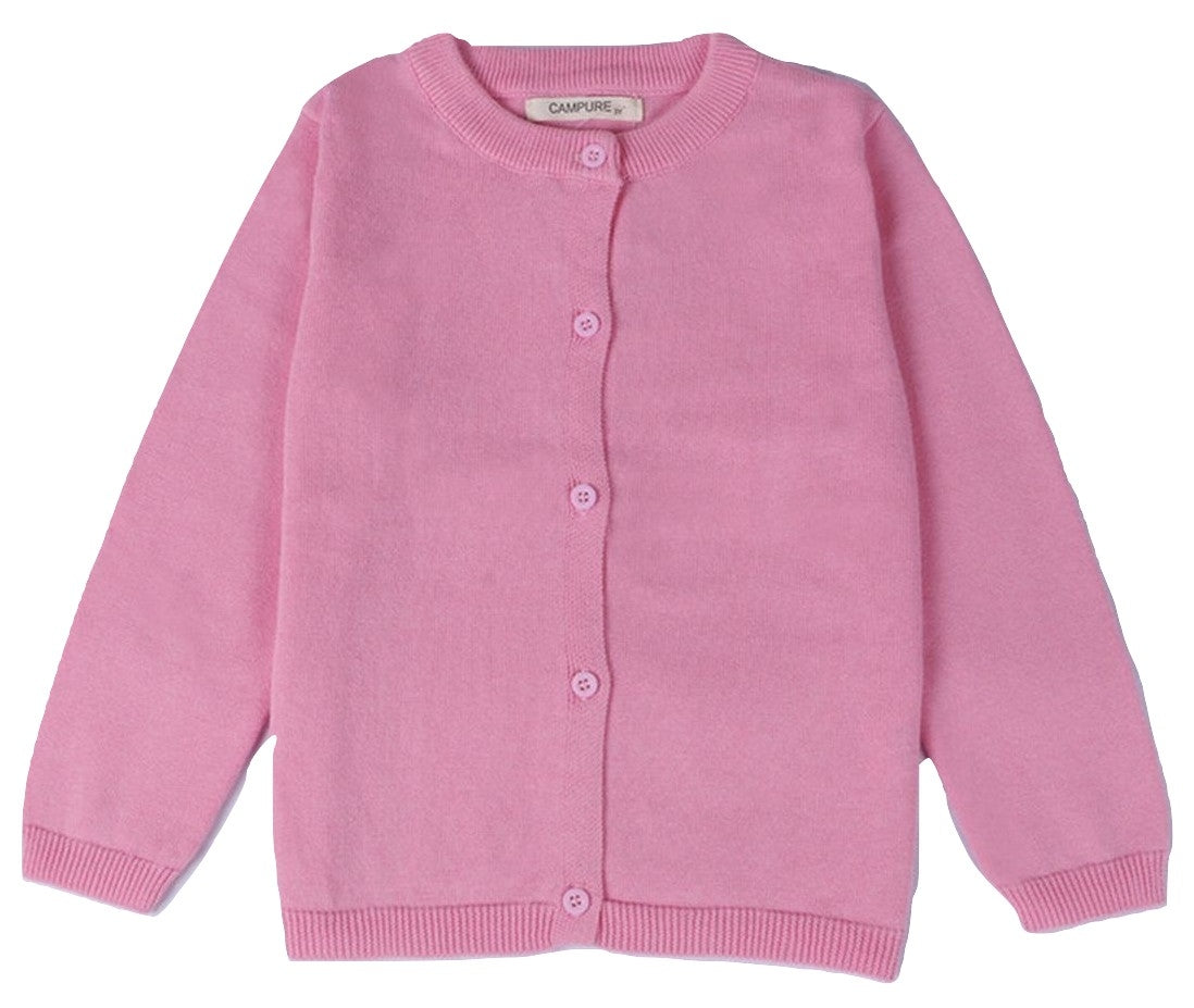 カーディガン 子供服 こども服 キッズ ベビー 長袖 ピンク バリエーション画像