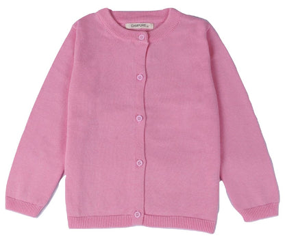 カーディガン 子供服 こども服 キッズ ベビー 長袖 ピンク バリエーション画像