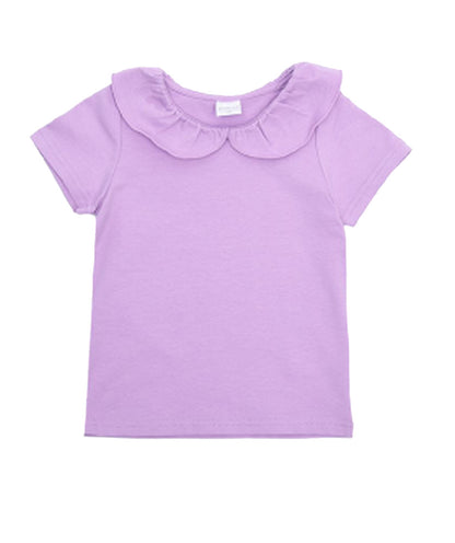 子供服 半袖 Tシャツ 女の子 ガールズ カットソー A-ラベンダー バリエーション画像