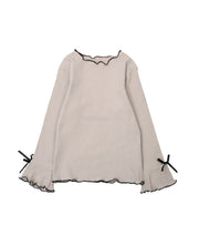 リブトップス メロウトップス カットソー 長袖 リブ メロウフリル 子供服 キッズ ジュニア フェミニン 春服 春物 長袖 長袖tシャツ トップス フリル フリルトップス 女の子 ガールズ 子ども服 キッズ服 保育園 クルーネック ハイネック タートルネック 発表会 卒園式 入園式 フォーマル かわいい ガーリー