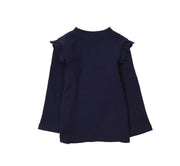 送料無料 リブトップス カットソー 長袖 リブ メロウフリル 子供服 キッズ ジュニア フェミニン 春服 春物 長袖 長袖tシャツ トップス フリル フリルトップス 女の子 ガールズ 子ども服 キッズ服 保育園 クルーネック ハイネック タートルネック 発表会 卒園式 入園式 フォーマル かわいい ガーリー