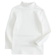カットソー 長袖 ロングTシャツ 子供 キッズ ジュニア 女の子 男の子 トップス ハイネック 無地 単色 シンプル 秋冬 着回し 合わせやすい 子供服