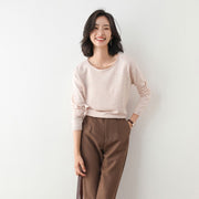 ニット セーター 薄手 レディース 婦人服 長袖 ロールネック クルーネック ラウンドネック トップス 無地 シンプル 単色 おしゃれ かわいい 上品 エレガント デイリー 普段使い オフィスファッション 通勤 大人女子 大きいサイズ
