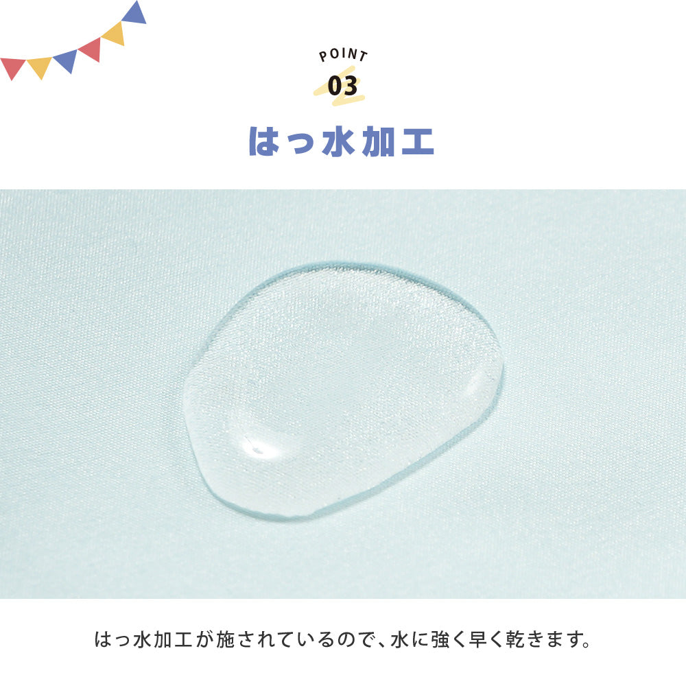 スモック 半袖 プルオーバー お食事エプロン エプロン 遊び着 商品画像5