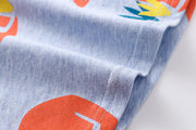 Tシャツ カットソー 半袖 キッズ ベビー 男の子 丸襟 プリント柄 恐竜 ダイナソー シンプル カジュアル おしゃれ かわいい お出かけ 子供用 子供服 80-130cm