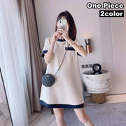 ワンピース ショート丈 半袖 レディース 女性 ミニ丈 チュニックワンピ Tシャツワンピ 胸ポケット シンプル カジュアル かわいい 婦人服