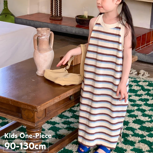 ワンピース ノースリーブ タンクトップワンピース ロング丈 キッズ 子供服 商品画像