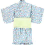 浴衣 2点セット 3点セット ワンピースタイプ セパレートタイプ 帯 子供 キッズ ベビー 女の子 ガールズ 花柄 フラワー フラミンゴ ウサギ 夏祭り 夕涼み会 納涼祭 花火大会 七夕 初節句 プレゼント 誕生祝い デザイン豊富 子供服