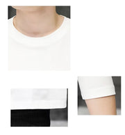 Tシャツ カットソー 長袖 メンズ レディース 男女兼用 ユニセックス トップス ラウンドネック プルオーバー 大きいサイズ 無地 ソリッドカラー シンプル 男性 女性 着回し カジュアル ラフ 部屋着 M L XL 2XL 3XL 4XL 5XL