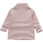 カットソー 長袖 Tシャツ ハイネック ロンT 子供服 キッズ トップス シンプル 無地 着まわし ヘビロテ カジュアル 通園 通学 女の子 男の子 女児 男児 子供用 子ども服 こども服