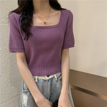 ニット 半袖 トップス レディース 女性 婦人服 商品画像5