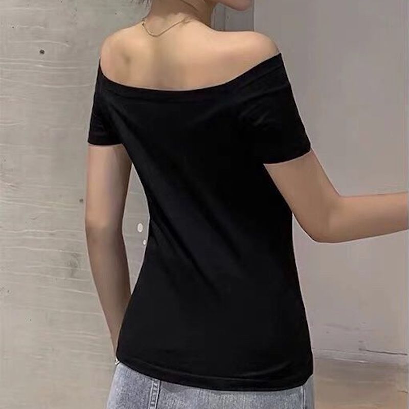 カットソー 半袖 オフショルダー レディース 女性用 トップス 商品画像5