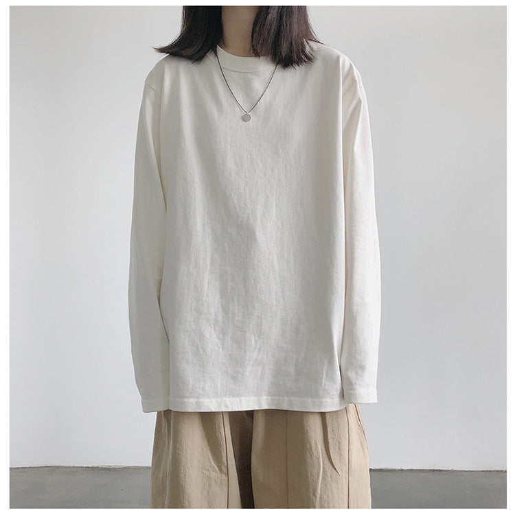 ロングTシャツ 長袖 ロンT レディース 女性 クルーネック 商品画像2