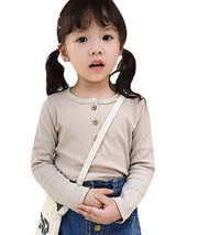 カットソー 長袖 キッズ 子供服 女の子 男の子 ジュニア 春 秋 トップス Tシャツ 無地 定番 シンプル カジュアル お出かけ 部屋着 通園 通学 ホワイト ピンク レッド ブラック ベージュ 90 100 110 120 130 140