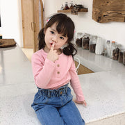 カットソー 長袖 キッズ 子供服 女の子 男の子 ジュニア 春 秋 トップス Tシャツ 無地 定番 シンプル カジュアル お出かけ 部屋着 通園 通学 ホワイト ピンク レッド ブラック ベージュ 90 100 110 120 130 140