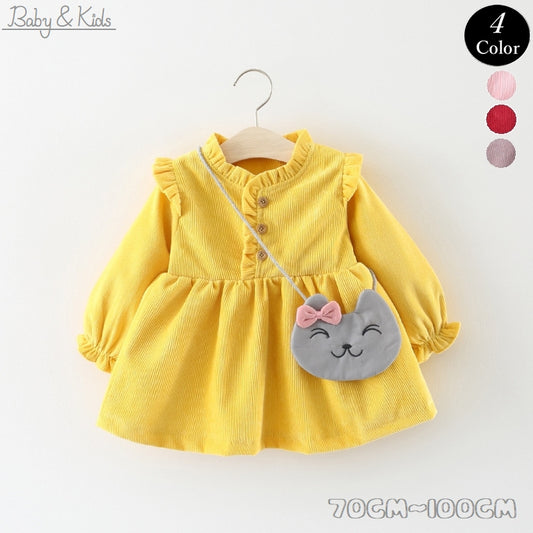 ワンピース 2点セット ベビー キッズ 女の子 長袖 商品画像