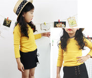長袖Tシャツ 子供服 キッズ ベビー 赤ちゃん 男の子 女の子 トップス 無地 ラウンドネック シンプル ロンT カットソー 通園 通学 着回し力 丸首 クルーネック カラバリ豊富 ピンク ブルー グレー 白 黒 ホワイト ブラック