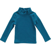 カットソー ハイネックTシャツ 長袖 子供服 キッズ ロンT 女の子 男の子 トップス 無地 シンプル 秋冬 通園 通学 90cm 100cm 110cm 120cm 130cm 140cm 150cm