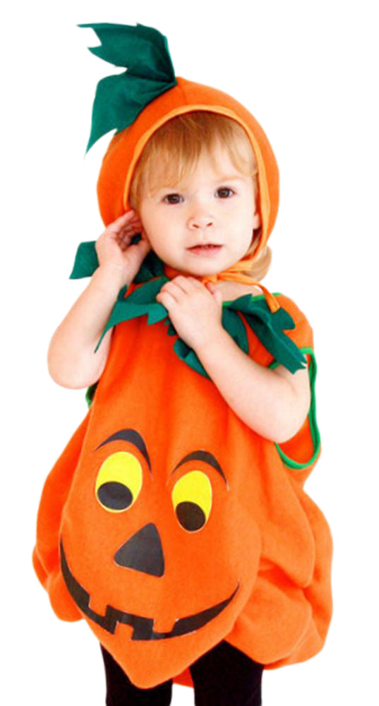 ハロウィン かぼちゃのおばけ 衣装 仮装 コスチューム 子ども キッズ ベビー 男女兼用 男の子 女の子 かわいい イベント 発表会 パーティー レディース