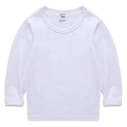 長袖Tシャツ カットソー 子供服 キッズ ジュニア ベビー ホワイト バリエーション画像