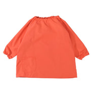 ＼ 送料無料 ／ スモック 同色2枚セット 全8色 子供用 キッズ 子供服 アパレル 女の子 男の子 エプロン お食事 ネームタグ 撥水加工 90 100 110 120 130 140 スモッグ 幼稚園 保育園 小学生 小学校 園児 入園 トップス 長袖 プルオーバー 無地 工作 お絵描き 砂遊び