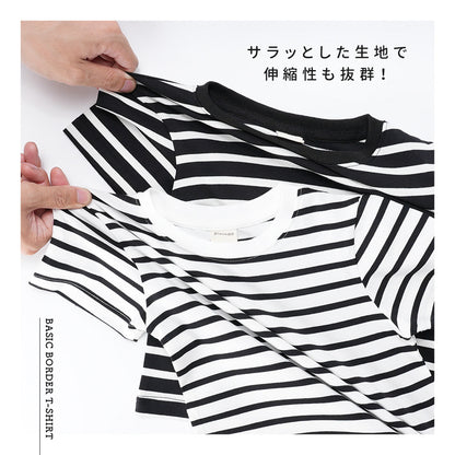 ボーダーTシャツ 半袖 キッズ 子供服 トップス カットソー 商品画像3