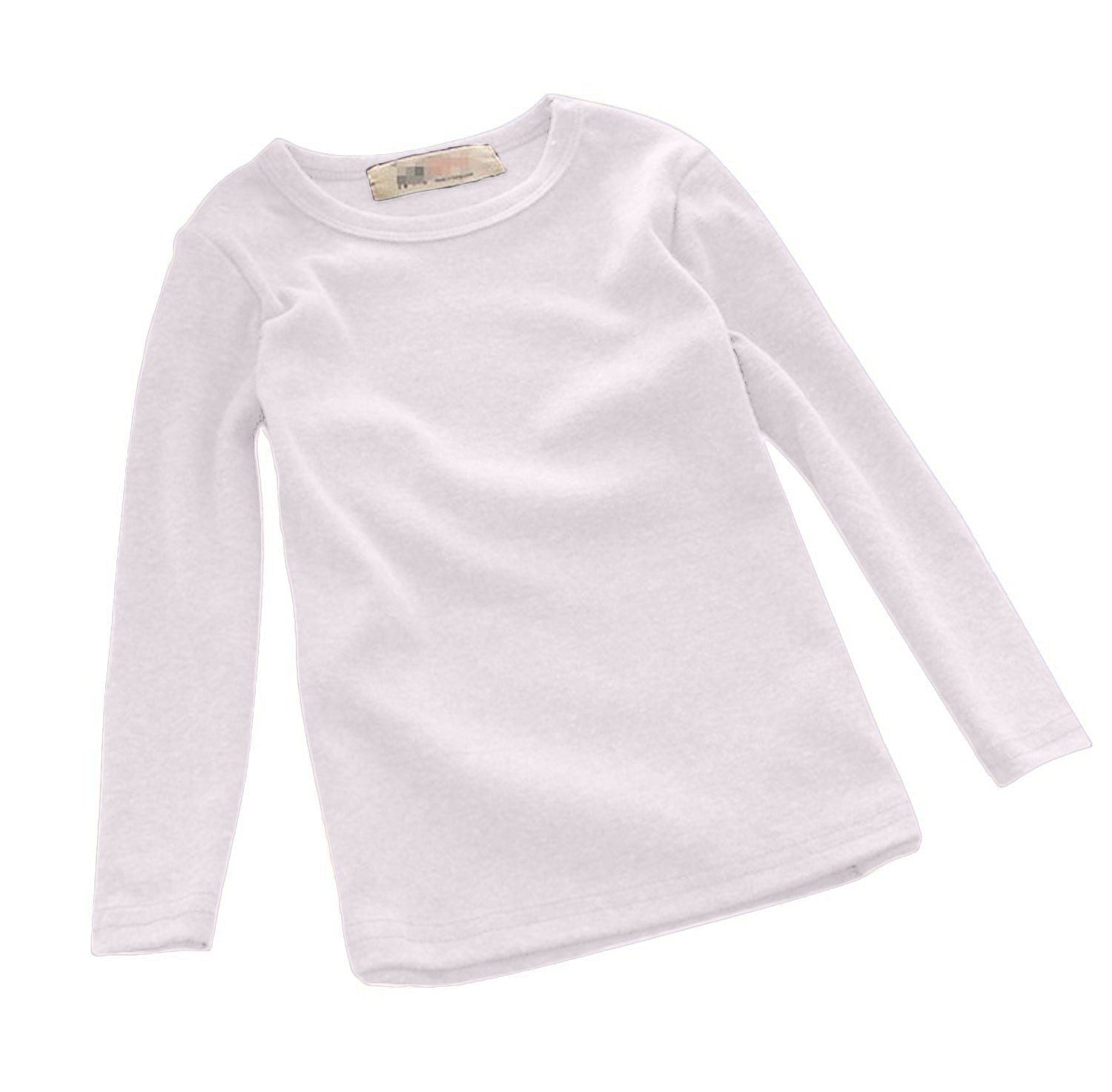 長袖カットソー Tシャツ カットソー ロンT ロングTシャツ 長袖 ホワイト バリエーション画像