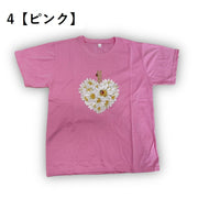 Tシャツ レディース 半袖 カットソー トップス おしゃれ 可愛い プリント 花 てんとう虫 カジュアル クルーネック 丸首
