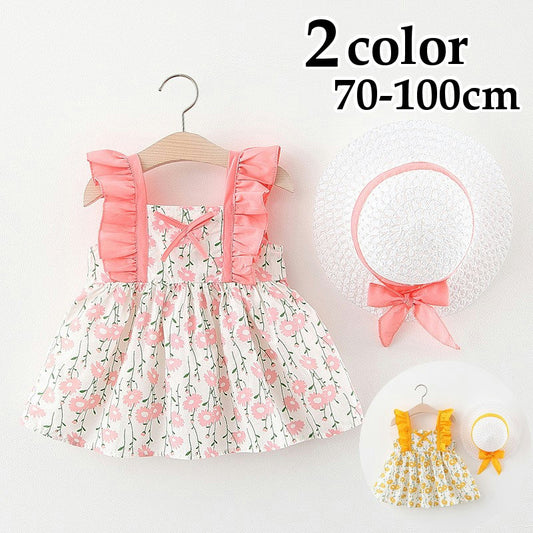 ワンピース 帽子付き 子供服 ベビー キッズ 赤ちゃん 商品画像