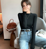 カットソー 長袖 ロングTシャツ レディース 女性 トップス クルーネック 無地 単色 シンプル 着回し力 合わせやすい 大きいサイズ 婦人服