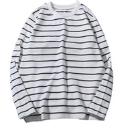 長袖Tシャツ ロングTシャツ カットソー ロンT メンズ 紳士用 男性 トップス ラウンドネック ボーダー柄 シンプル 定番 ベーシック カジュアル おしゃれ かっこいい デイリー 普段使い お出かけ オフの日 大きいサイズ