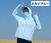 ラッシュガード ラッシュパーカー レディース 女性 婦人 フェイスカバー 指穴 フード穴 ジッパー 大きいサイズ 紫外線対策 日焼け対策 軽量 通気性 速乾 おしゃれ シンプル ジップアップ アウトドア スポーツ プール 海水浴 ランニング ジョギング