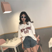 カットソー 7分袖 Vネック レディース 女性 トップス Tシャツ ドロップショルダー 大きいサイズあり ゆったり ゆるシルエット シンプル ロゴ お洒落 カジュアル 着回し お出かけ 普段使い 婦人服 ホワイト