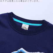 Tシャツ カットソー 半袖 キッズ ベビー 子ども トップス 子供服 ラウンドネック 丸首 ウェッジスリーブ プリント 恐竜 ソリッドカラー ネイビー ブルー シンプル カジュアル かわいい おしゃれ かっこいい 着回し 合わせやすい 男の子 女の子 ガールズ ボーイズ 幼児 園児 小学生 春 夏 秋 冬 おめかし お出かけ 外出 公園 外遊び 普段着