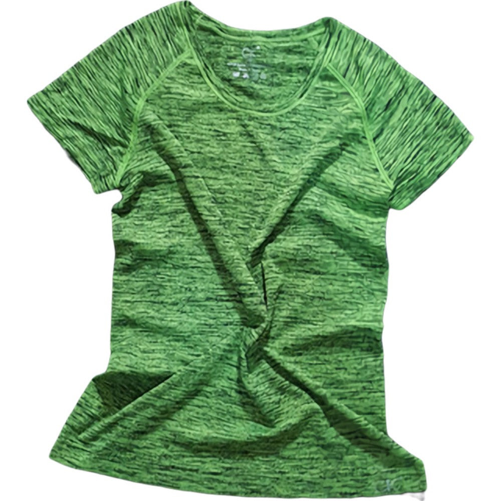 スポーツウェア Tシャツ 半袖 レディース トップス 女性 ラウンドネック フィットネス アウトドア ジョギング トレーニング ウオーキング ヨガウェア シンプル カジュアル 速乾性